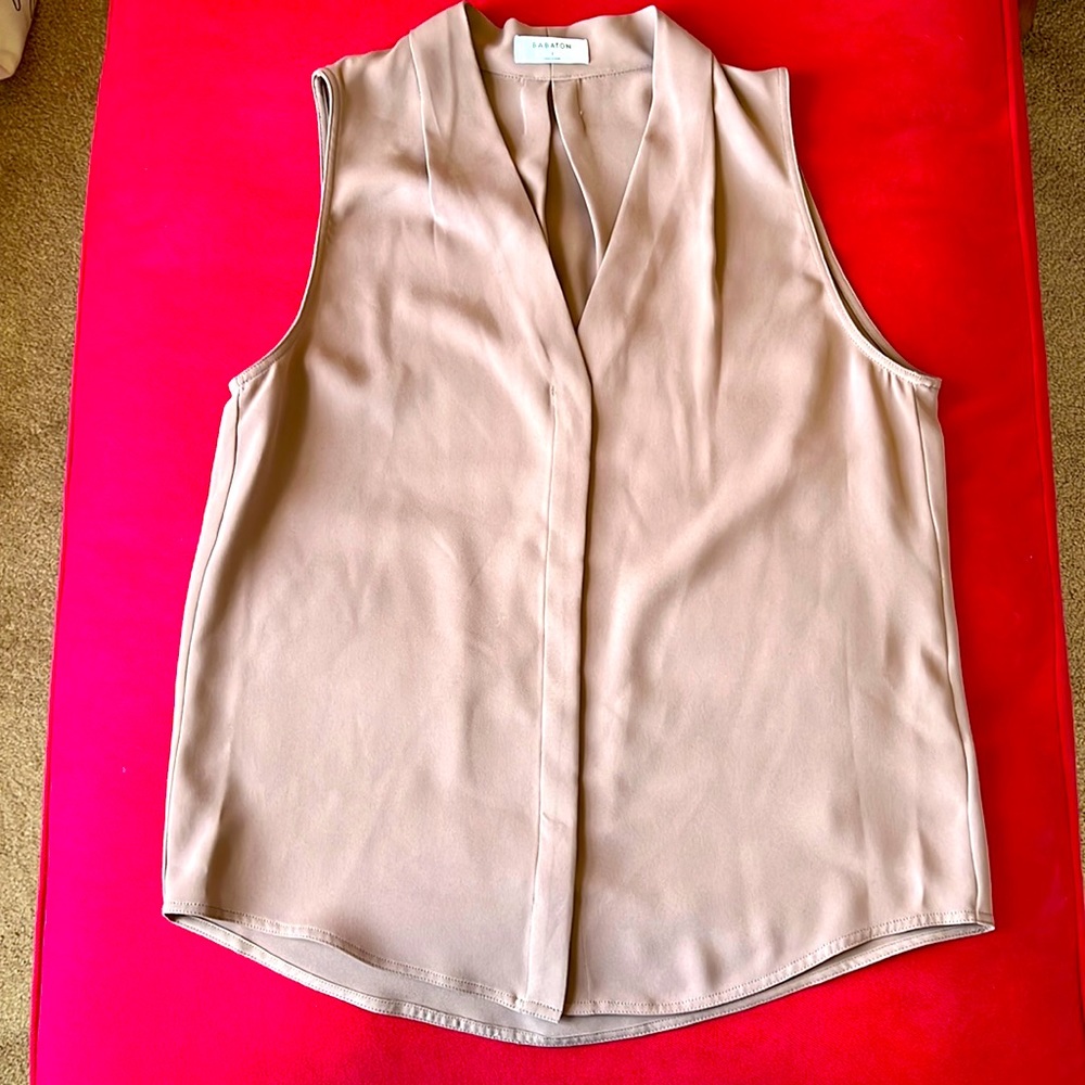 Babaton top, sleeveless blouse, size S, lightweight top